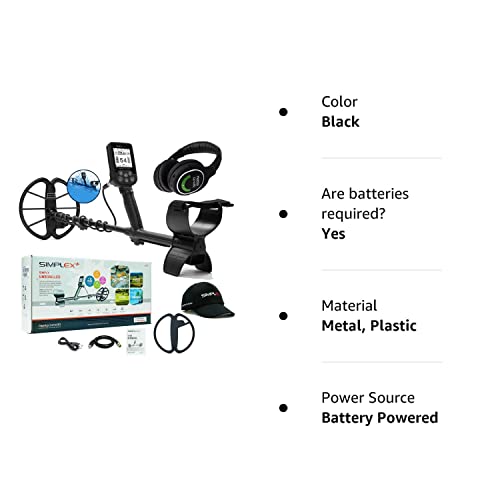 Nokta Makro Simplex+ Whp Waterproof Detector With 11" Coil & Wireless Headphones #TOP7