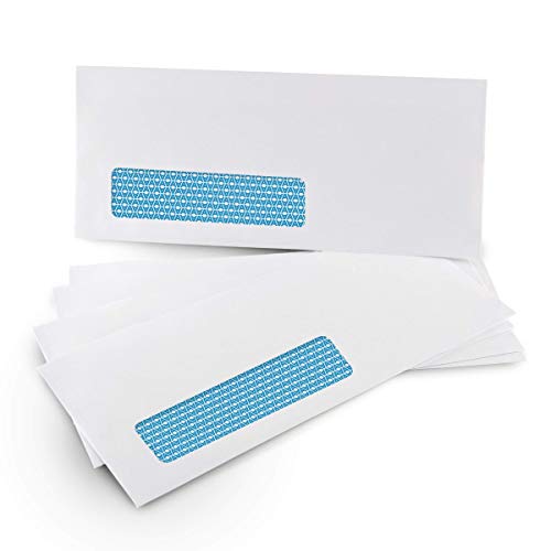 50010-Single-Left-Window-SELF-Seal-Security-Envelopes-Super-Strong-Quick-Seal-Self-Sealing-Closure-Security-Tinted-Size-4-18-x-9-12-Inches-24-LB-500-Count-35210