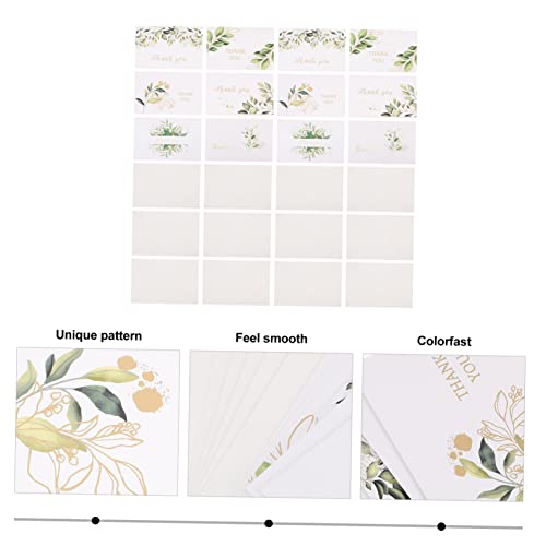 Tofficu 12 conjuntos de cartas de agradecimento cartões postais de ação de graças envelopes de sauda