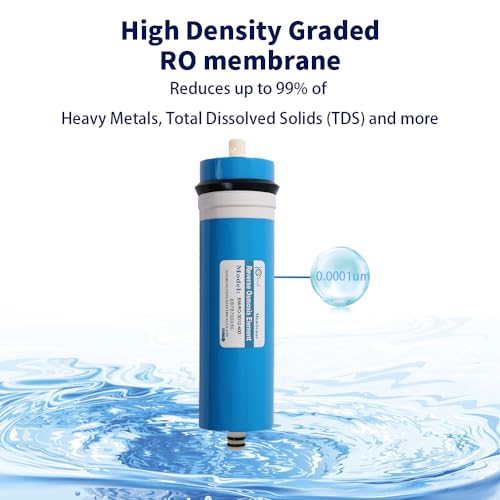 Huining Membran RO 400GPD 3012-400 Umkehrosmose Wohnwasserfilter Ersatzkartusche für Hauswasserfilteranlage Trinkwasserfilter Untertischwasserfilter