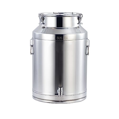 Seau scellé en acier inoxydable 304 de 25L avec robinet céramique