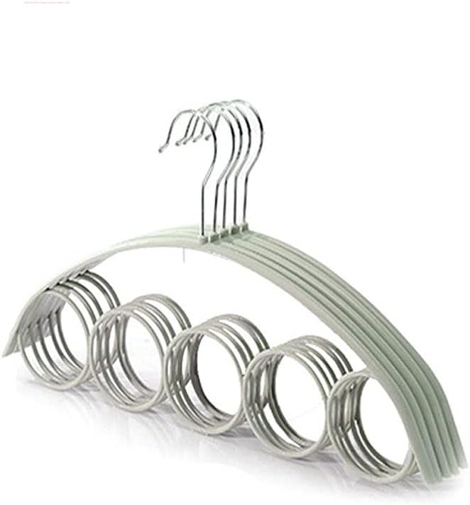 5 Piece Scarf Hanger for Scarves Circles Organizer Neck Tie and Belt(Gray)