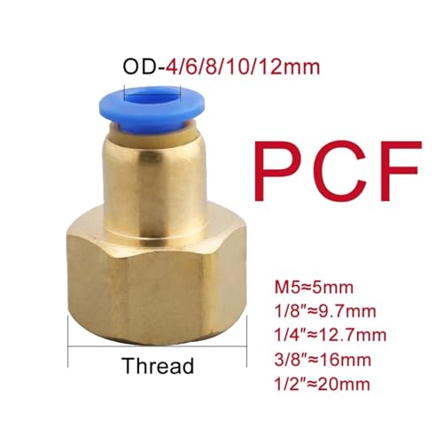 Conectores de aire de alta precision PL 12mm con rosca de 1/2 para sistemas neumaticos estables 5