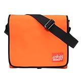 Manhattan Portage DJ Messenger Bag Fits 13' Laptop Water Resistant Zippered Compartment 1000D Cordura for Work College Travel (Orange)