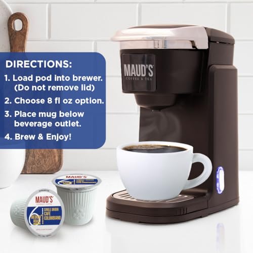 Image of Maud's Colombian Single Origin Coffee Pods, 18ct