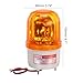 uxcell LED Warning Light Bulb Rotating Flashing Industrial Signal Tower Lamp DC 12V Yellow LTE1101L