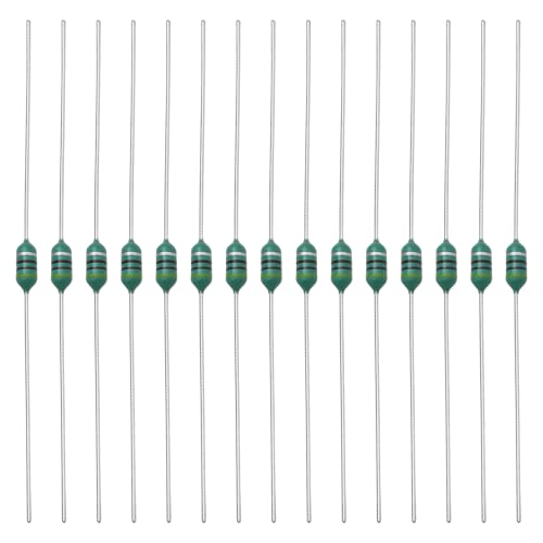Image of The Lord of the Tools 50Pcs Color Ring Inductor AL0307 470uH 0.25W Axial RF Coil Inductor for Automobile Lighting Audio, 100V