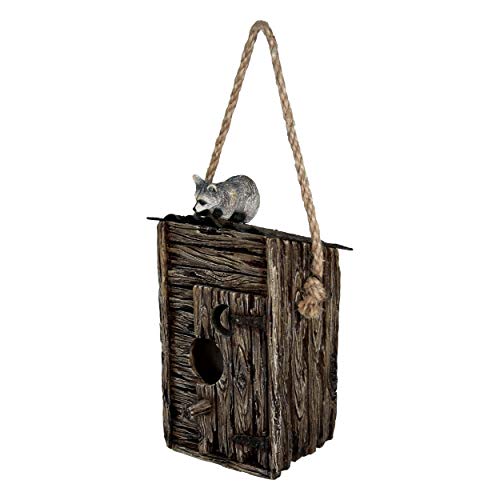 River's Edge Products Birdhouse - Outhouse/Raccoon