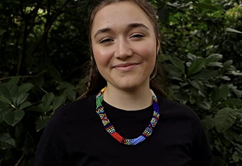 Ndlovu Zulu Necklace | By Woza Moya (Come Spirit Of Change) | Handmade By The Hillcrest Aids Centre Trust Crafters In South Africa #TOP2