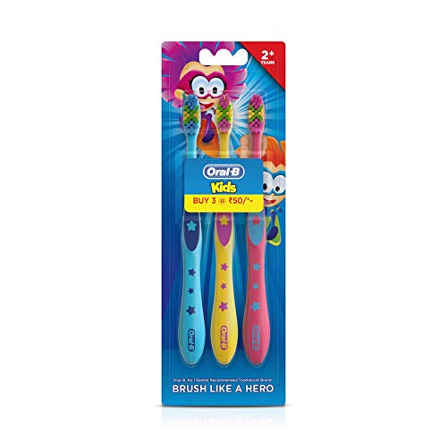 Oral-B Kids Toothbrush Extra Soft (Pack of 3)