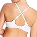Maidenform Comfort Devotion Lace Bra, Smoothing Full-Coverage T-Shirt Bra for Everyday Comfort, Comfortable Lace Bra, White/Stone, 38D