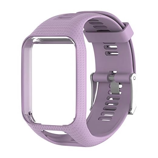 TomTom Watch Remap, tom sportklocka ersättningsrem, TomTom Straps ersättning silikonband band band 23 cm lång för Tomtom Adventurer, Tomtom Runner 3, Tom Tom Spark 3
