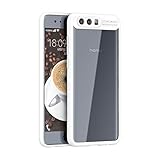 honor 9 lite prezzo unieuro  IPAKY Mofi IKIJCOVER Custodia Trasparente per Huawei Honor 9 Flip Cover Ultra Slim Armor Bumper Hybrid Cover Honor9 Slim Armor Smart Case Top QUALITA!!!!!!……