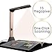 iCODIS X7 Book & Document Scanner, 15MP High Definition Portable Document Camera, Auto-Flatten & Deskew, Capture Size A3, Multi-Language OCR, USB, SDK & Twain for Office and Education Presentation