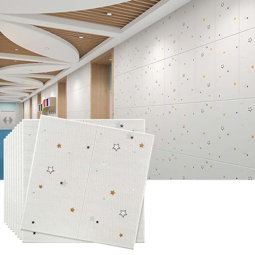 12 piezas/caja de papel tapiz de ladrillo 3D, espuma impermeable autoadhesiva pabricolaje, paneles de pared 3D para sala de estar, dormitorio, cocina, decoración, se puede cortar o quitar, D