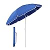 Sekey® Parasol, 160 cm, met beschermhoes voor balkon, tuin en terras, hellingshoek en hoogte verstelbaar, rond…
