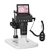 2.4-inch LCD HDMI 3MP Digital Microscope with 1080P HDMI/TV/USB Output Micro-SD Storage Measurement 10x-220x Magnification