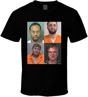 Generic Golfers Mugshots, Scottie Scheffler, John Daly, Shooter Mcgavin T Shirt