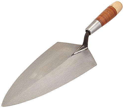 One-Day Sale: Up to 40% Off Kraft Tool RO310-12 W. Rose Philadelphia Brick Trowel with Leather Handle, Standard Shank, 12-Inch