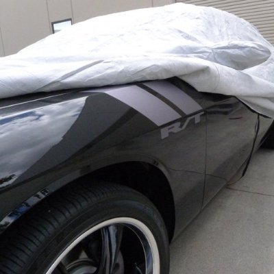 Carscover Custom Fits 2013-2021 Dodge Challenger Car Cover 5 Layer Ultrashield Gray Covers #TOP1