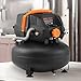 VEVOR 6 Gallon Air Compressor, 1.7HP 2.3CFM@90PSI Portable Pancake Air Compressor & 150PSI Max Pressure, 12-Piece Accessory Kit with 25FT Air Hose for Tire Inflation, Spray Painting, Woodwork Nailing