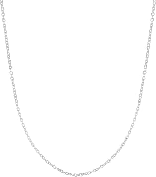 Diamond-Cut Cable Chain Necklace 1.3mm 