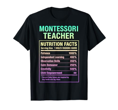 Fatti dell"insegnante Montessori Maglietta