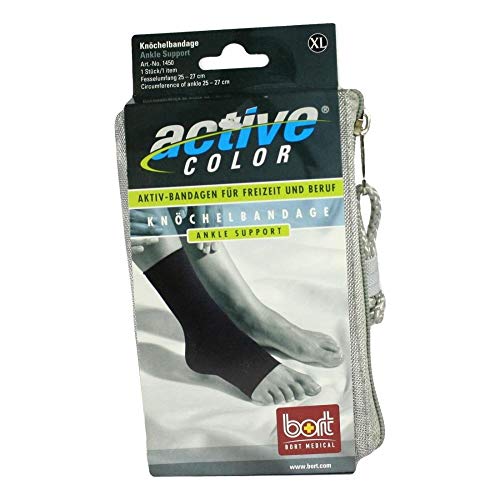 BORT ActiveColor Knöchelbandage x-large sch 1 St