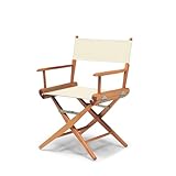 Telescope Casual World Famous Dining Height Director Chair, Natural with Varnish Frame