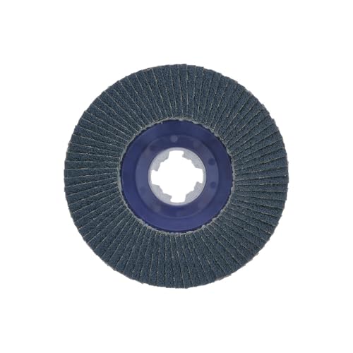 BOSCH FDX2750040 X-LOCK Fächerscheibe, Körnung 40, kompatibel mit 2,2 cm, Dorn Typ 27 für Anwendungen beim Mischen und Schleifen von Metall, 12,7 cm