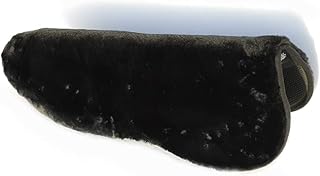 Rhinegold Equestrian Luxury Fur Saddle Seat Saver - Saddle Pad Cushion Cover for Horse Saddles. Premium Horse Saddle Cover. Horse Riding Equipment & Accessories.