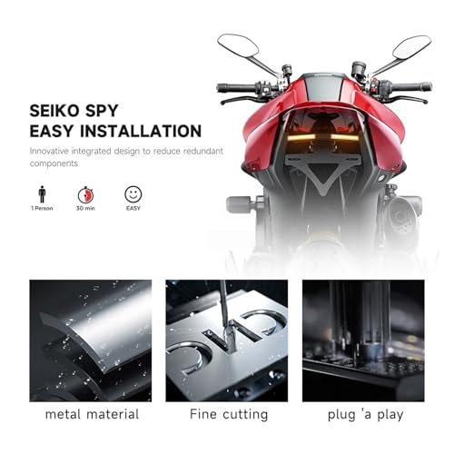 Support de Plaque d'immatriculation pour Ducati Monster 950 2021-2022 - 4