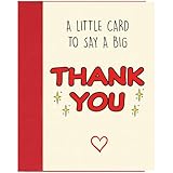 Cheerin Thank You Card – Elegant Thank You Greeting Card with Envelope – Thoughtful Appreciation Gift for Teacher, Boss, Friend, Coach, or Colleague