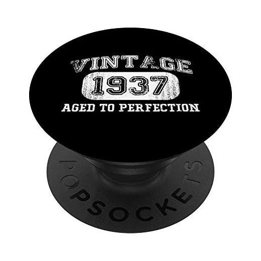 1937 Regalo de cumpleaños 85 Años 1937 85th bday PopSockets PopGrip Intercambiable