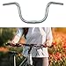 Colaxi Mountain Bike Riser Handlebar Universal Length 60cm Simple Assembly Repair Parts Diameter 25.4mm Aluminum Alloy Accessories, Silvery