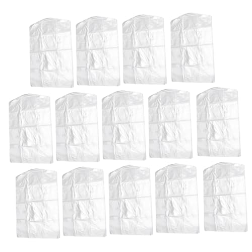 100pcs Garment Bags for Travel and Storage Lightweight Dust and Moisture Protection for Hanging Clothes Mil Cover for Dry Cleaning and Closet Organization
