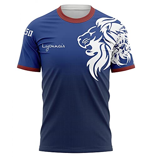 Tribune FC T-Shirt Lyonnais - Supporters Lyon - S, T-Shirt
