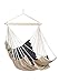Produktbild AMAZONAS Extra bequemer Hängesessel California Sand weich gepolstert Stablänge 110 cm bis 150 kg zweifarbig Beige/Anthrazit