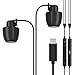 NIKOEO USB Type C Headphone for Galaxy Note 10/10 USB-C Earphones Hi-Fi Digital Stereo with Mic and Volume Control Compatible with New i-Pad Pro 2018 Google Pixel 3/2/XL, XZ2, OnePlus 6T,MacBook
