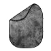 Fovitec - 5'x6.5' Hand-Painted Gray Pop-Up Collapsible Backdrop for Video & Photo