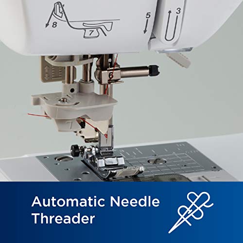 Brother Sewing And Embroidery Machine, 4 Marvel Faceplates, 10 Downloadable Marvel Designs, 80 Designs, 103 Built-In Stitches, 4" X 4" Hoop Area, 3.2" Lcd Touchscreen Display, 7 Included Feet #TOP4