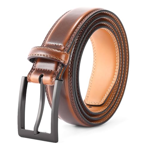 GAEKEAO Mens Dress Belt Genuine Leather Belts for Men 1 1/4