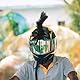 SHERCHPRY Helm-hahnenkamm-Ornament Helm Irokesenfalke Helm-irokesen-perücke Fahrradhelm Irokesenschnitt Helm Irokesen-Aufkleber Motorradhelm-falken Helmdekoration Ski Celosia Chemische Faser