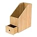 Produktbild Magazinhalter Schublade Datei-Rack-Box Papierkram Organizer Bleistifthalter Bücherregal Desktop-Sorter Organizer Aufbewahrung Filling Box Schreibtisch anzeigen Bambus stehen Zixin