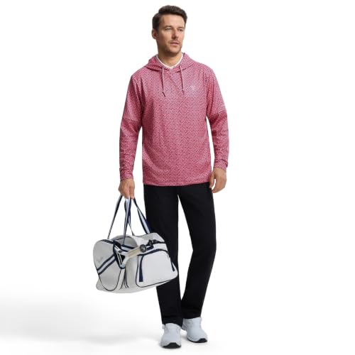 Image of M MAELREG Hoodies for Men Golf Fleece Hooded Sweatshirts Dry Fit Athletic Lightweight Casual Midlayer Mens Hoodies Pullover