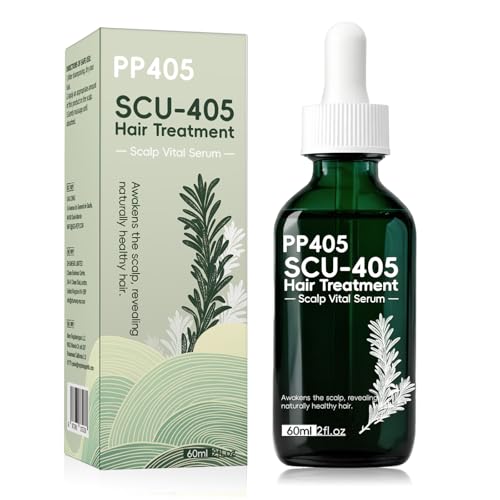 PP405 Hair Treatment Hair Growth Serum for Thicker Fuller-Looking Hair Lightweight Scalp Serum with Hyaluronic Acid & Biotin Non-Greasy For Men & Women
