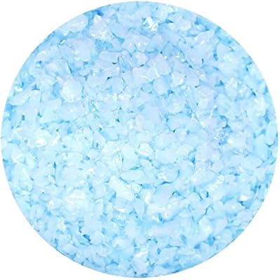 5 Oz Glacier Blue Opal Medium Frit - 90 Coe