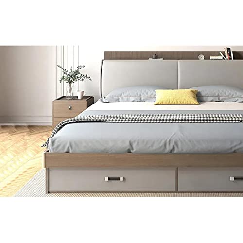 Image of Royaloak Tivoli Italian Queen Size Bed with Hydraulic and Headboard Storage