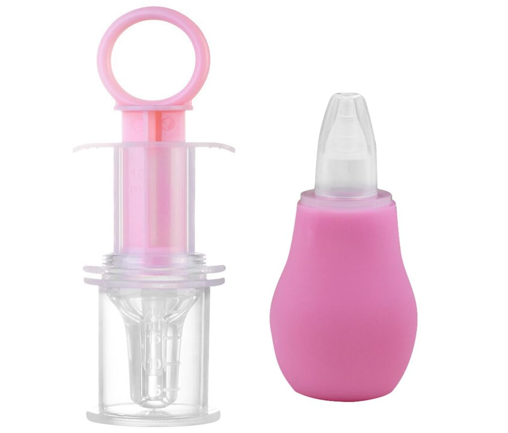 The Cheeky Kidzz Multi-Functional Baby Smart Medicine Needle Dropper with Baby Nose Suction Aspirator Congestion Relief Teether (DESIGN 7001)-image-47