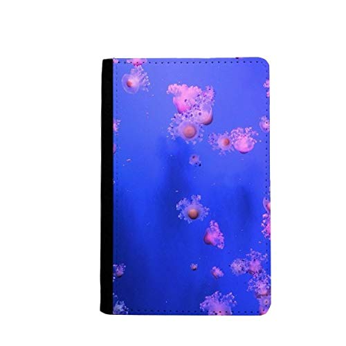 Portefeuille de voyage passeport méduse multicolore science nature